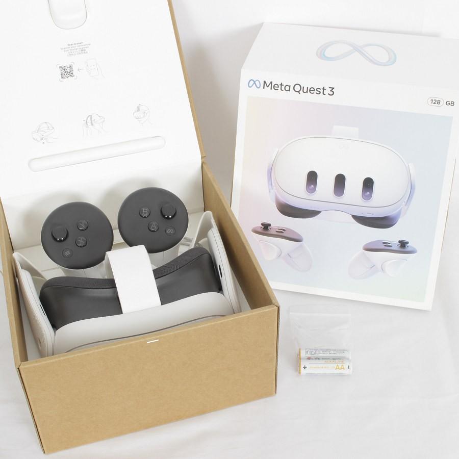 ボーナスストア+5％【美品】Meta Quest 3 128GB VR ヘッドマウント 