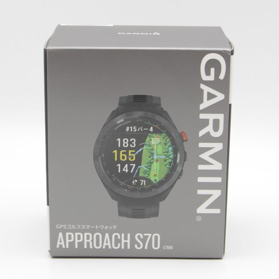 ボーナスストア+5％【美品】GARMIN Approach S70 47mm Black 010-02746  
