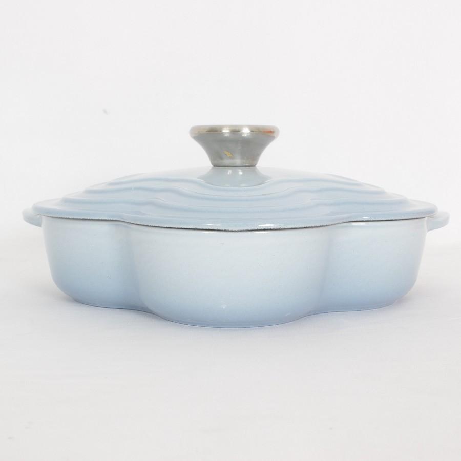 ボーナスストア+5％】ル・クルーゼ プレート フルール 20cm コースタル  