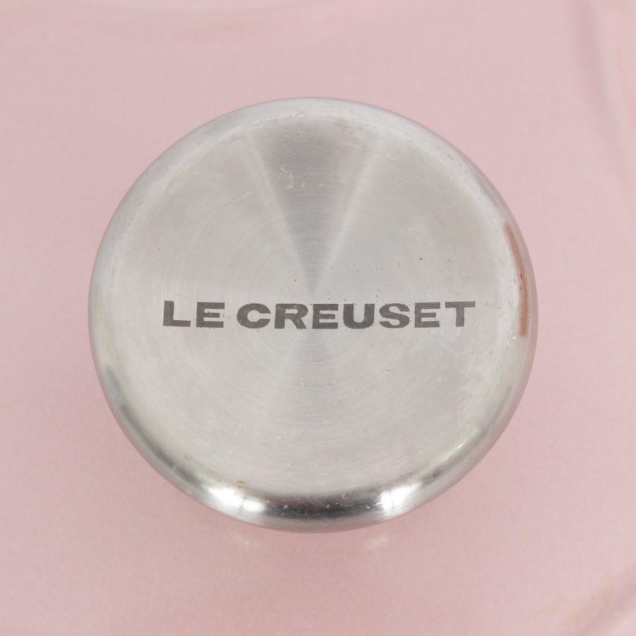 【新品未使用】LE CREUSET シフォンピンク16cm ホーロー鍋 両手鍋 ボーナスストア+5％】ル・クルーゼ ココットフルール 16cm