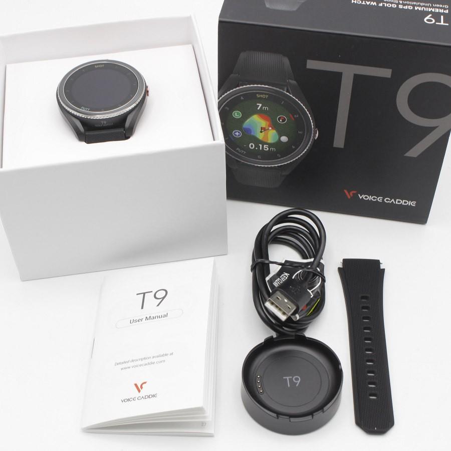 VOICE CADDIE T9 ブラック 腕時計タイプ ゴルフ用距離計 ボイス