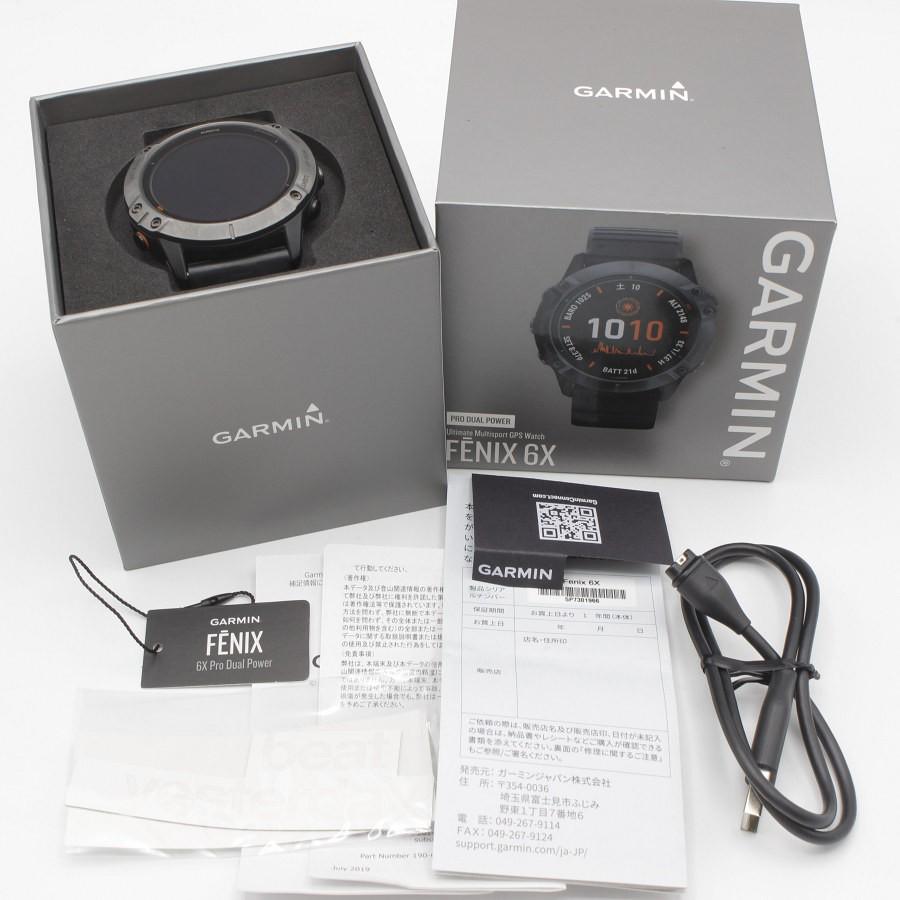GARMIN fenix6X Pro Dual Power TiBlackDLC
