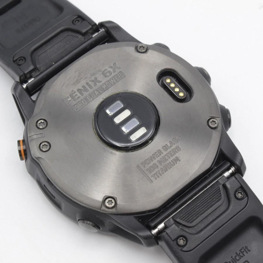ボーナスストア+5％】GARMIN fenix 6X Pro Dual Power Ti Black DLC