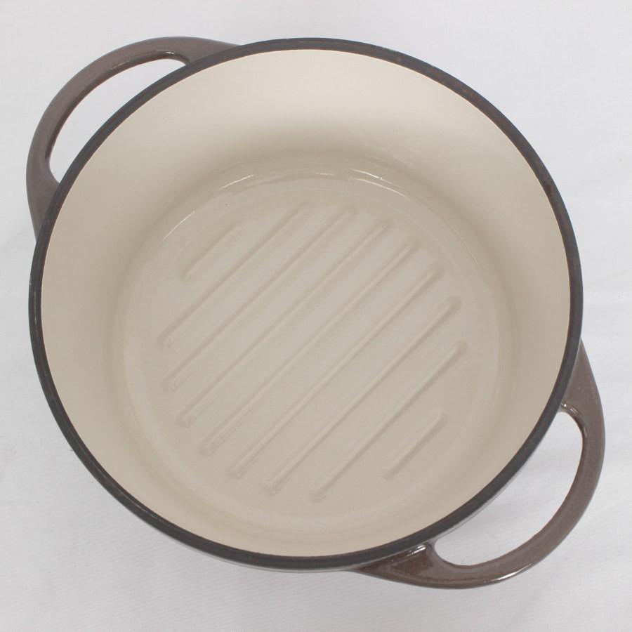 ボーナスストア+5％【美品】バーミキュラ オーブンポットラウンド 18cm BRN18R パールブラウン 無水 ホーロー 両手鍋 本体 |  | 04