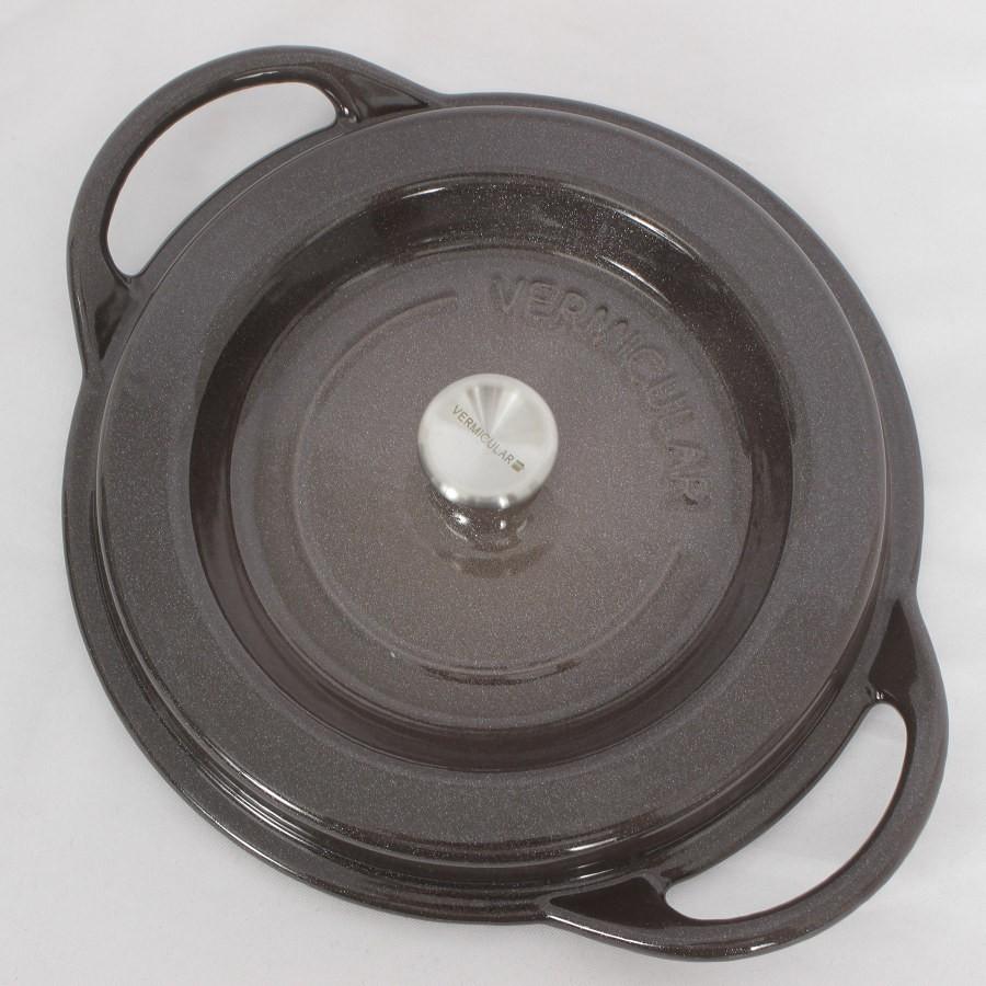 ボーナスストア+5％【美品】バーミキュラ オーブンポットラウンド 18cm BRN18R パールブラウン 無水 ホーロー 両手鍋 本体 |  | 06