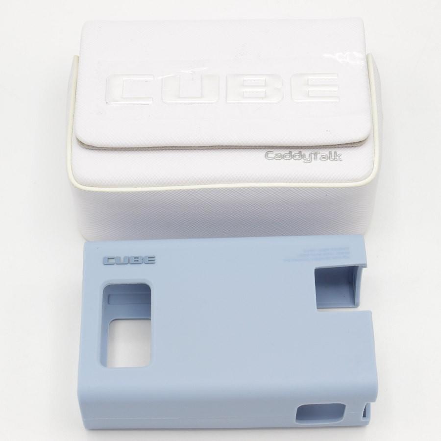 ボーナスストア+5％【美品】CaddyTalk CUBE レトロシルバー ゴルフ用 