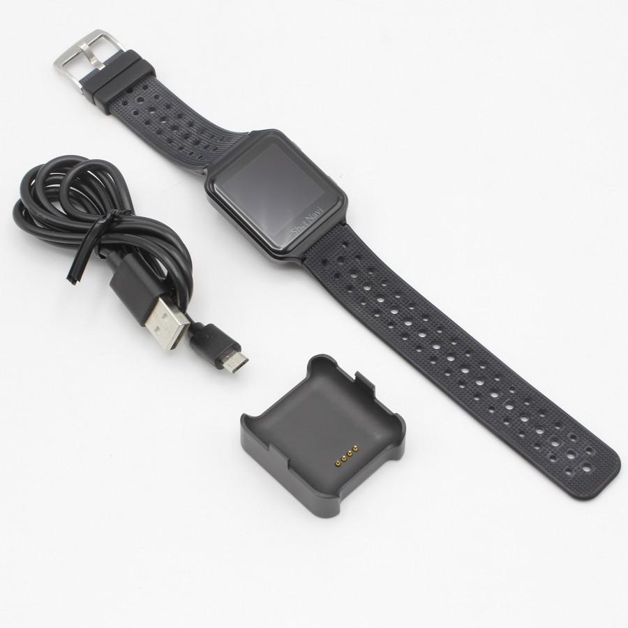 ボーナスストア+5％【美品】Shot Navi AIR ブラック 腕時計型GPS距離