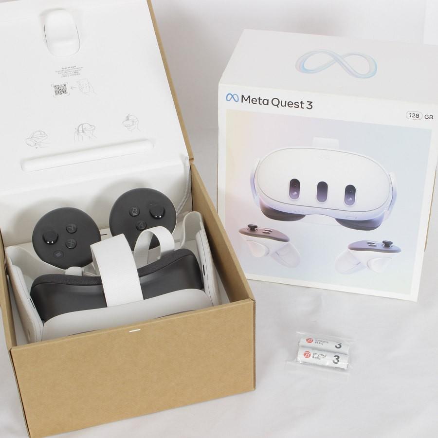ボーナスストア+5％【美品】Meta Quest 3 128GB VR ヘッドマウント 