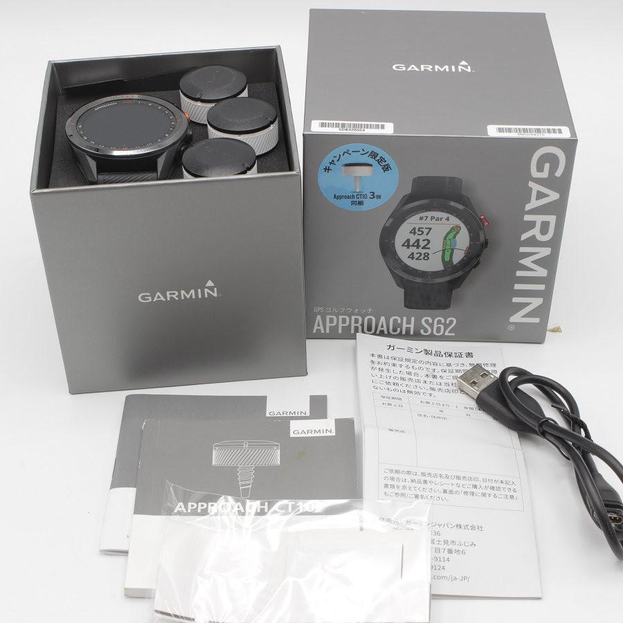 本体新品未使用ガーミン S62 Approach GARMIN保証期間３ヶ月有り Garmin Approach S62 GPS ゴルフウォッチ Approach S62 - ゴルフ用GPS
