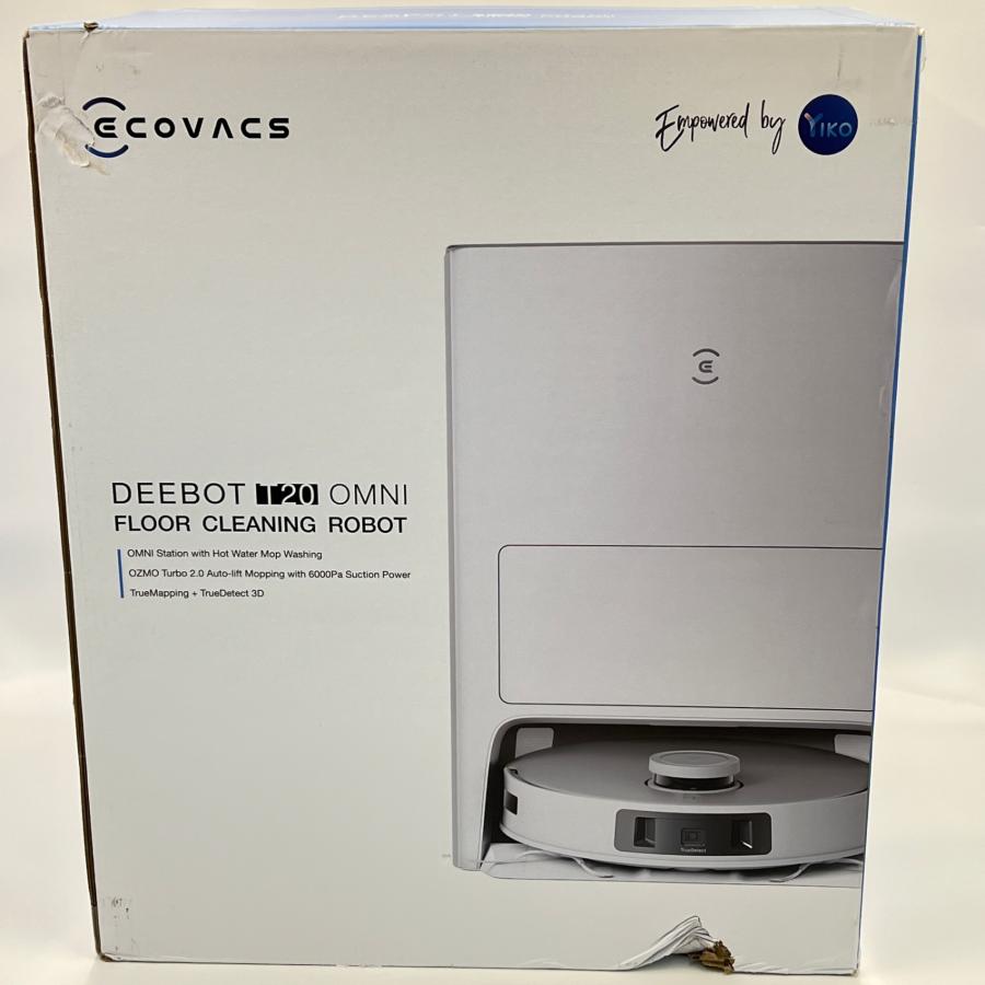 ボーナスストア+5％【新品未開封】ECOVACS DEEBOT T20 OMNI DLX23 ホワイト×シルバー ロボット掃除機 エコバックス ディーボット オムニ 本体 | 
