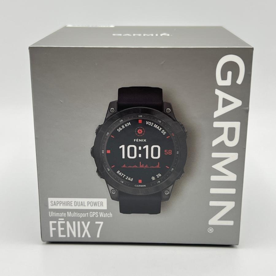 【ボーナスストア+5％】GARMIN fenix 7 Sapphire Dual Power Ti Carbon Gray DLC / Black 010-02540-29 スマートウォッチ フェニックス 7 ガーミン 本体 |  | 15