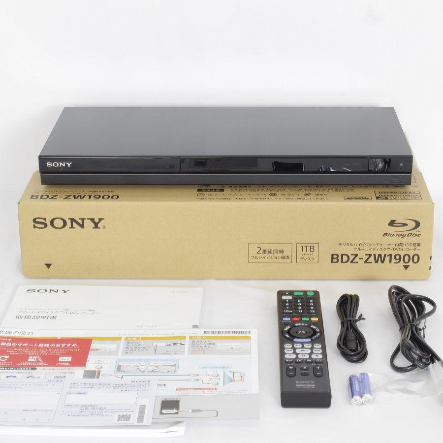 ボーナスストア+5%】SONY BDZ-ZW1900 ブルーレイレコーダー 1TB ボーナスストア+5%】SONY BDZ-ZW1900 ブルーレイレコーダー 1TB