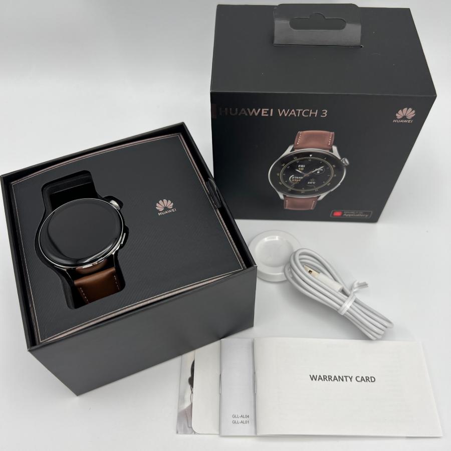 ボーナスストア+5％【美品】HUAWEI WATCH 3 GLL-AL04 Stainless Steel  