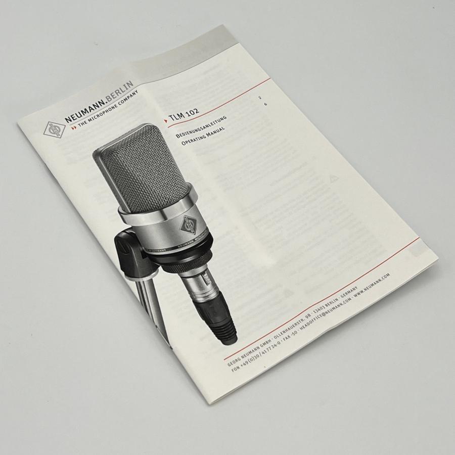 美品】NEUMANN TLM 102 スタジオマイク (ノイマン)