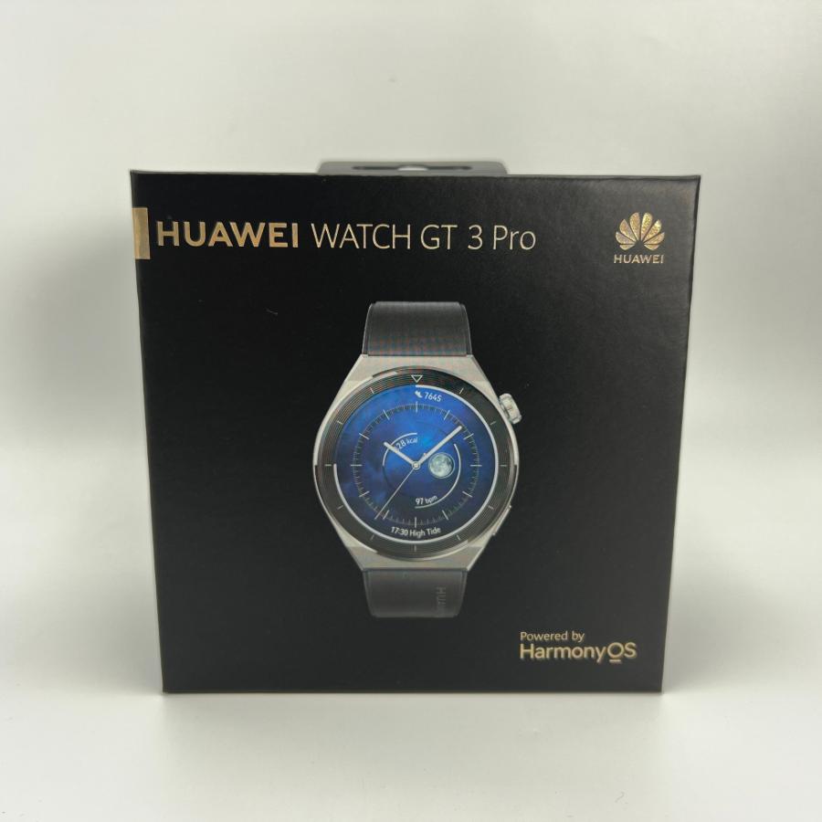 ボーナスストア+5％【美品】HUAWEI WATCH GT3 Pro 46mm ODN-B19 チタン  