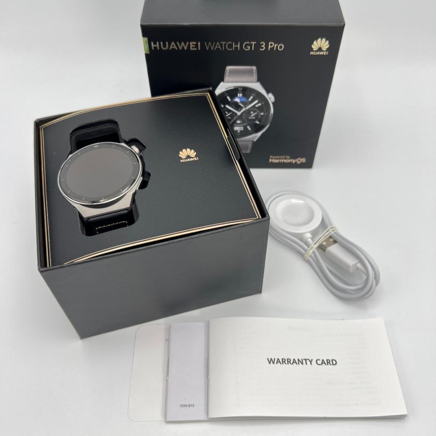 【ボーナスストア+5％】HUAWEI WATCH GT3 Pro 46mm ODN-B19 チタン クラシックモデル グレー スマートウォッチ ファーウェイウォッチ 本体 | 