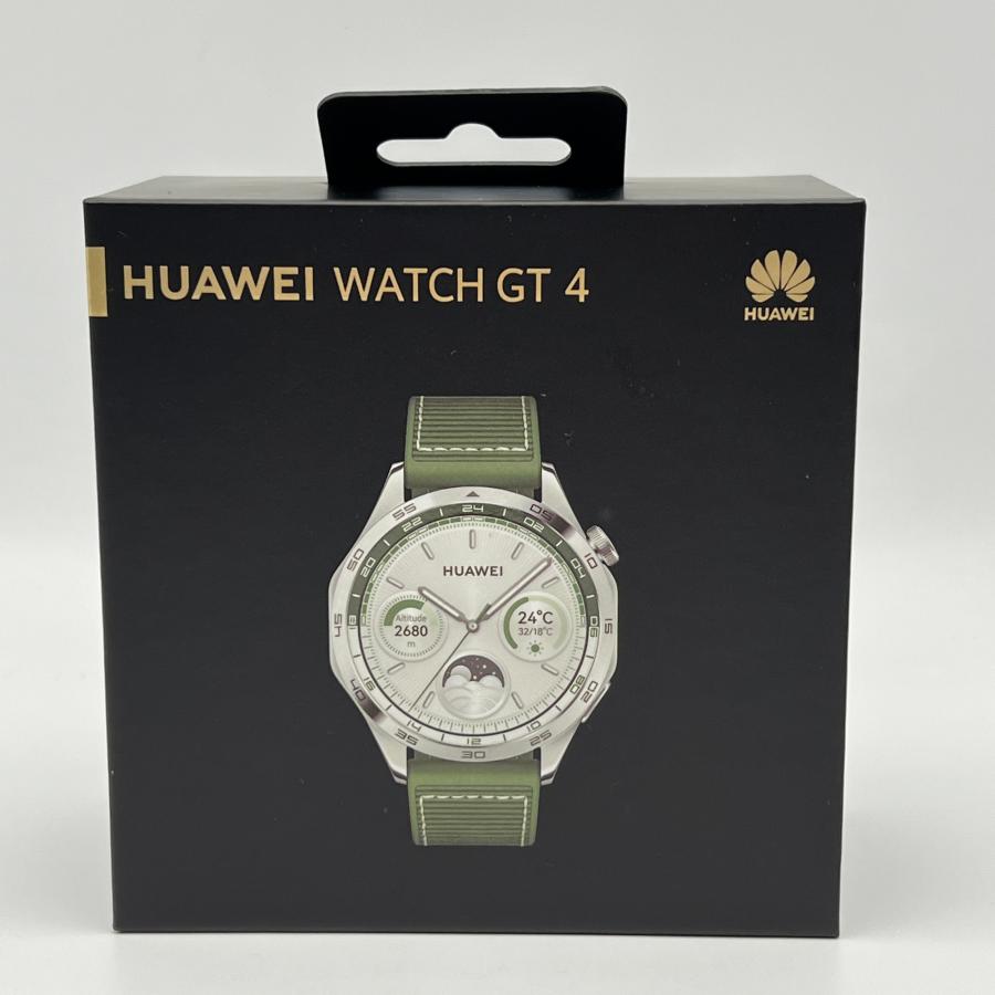 美品】HUAWEI WATCH GT4 46mm ▪️グリーン スマートウォッチ