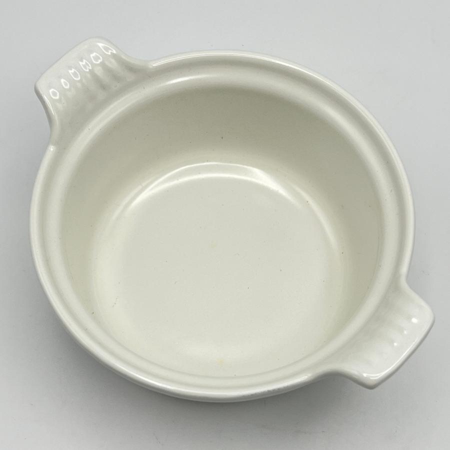 ボーナスストア+5％【美品】ル・クルーゼ ミニフォンデュセット 14cm ホワイト ホーロー LE CREUSET 本体 |  | 04