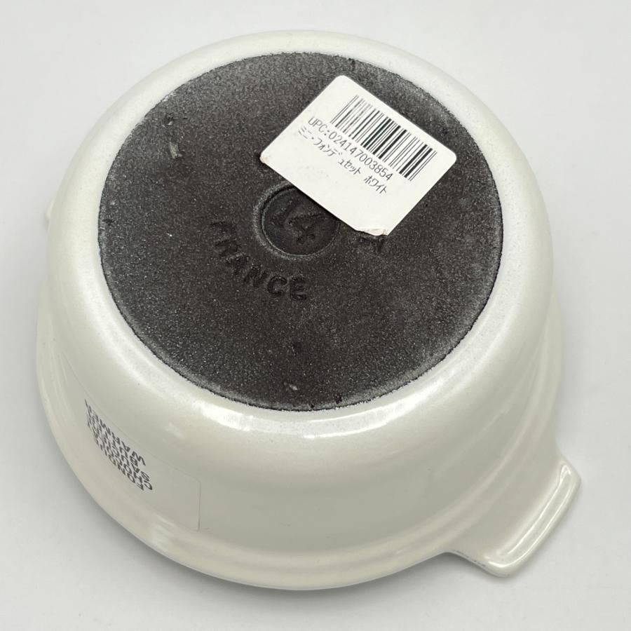 ボーナスストア+5％【美品】ル・クルーゼ ミニフォンデュセット 14cm ホワイト ホーロー LE CREUSET 本体 |  | 05
