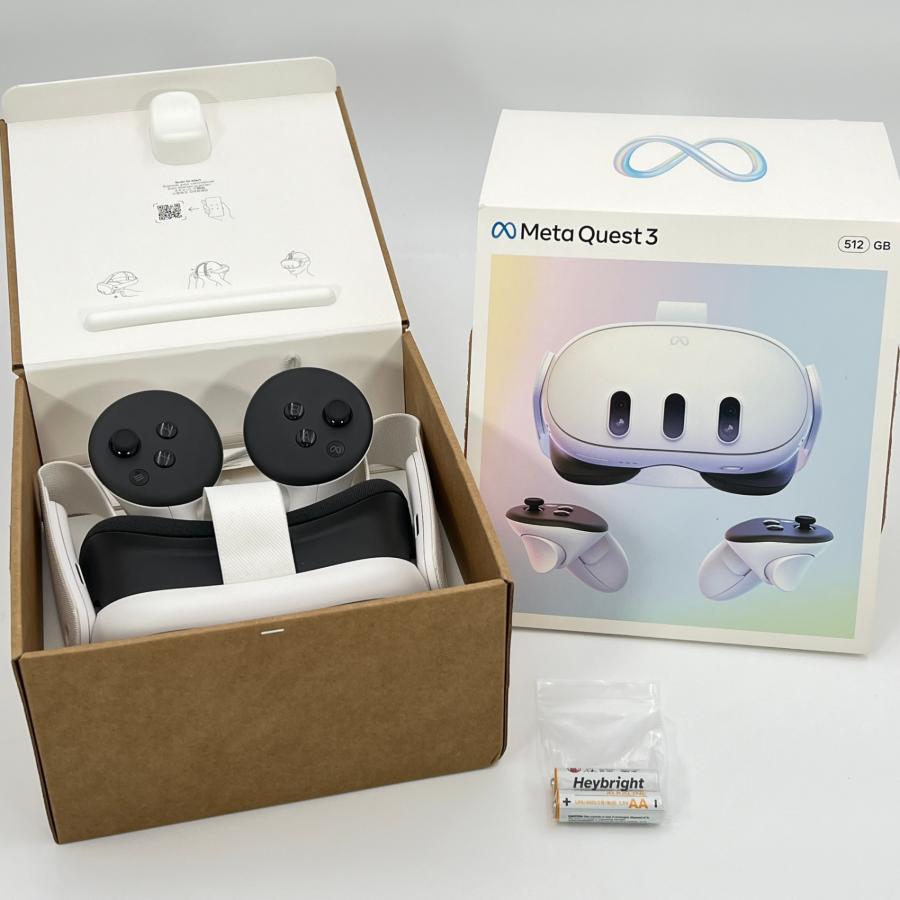 ボーナスストア+5％【美品】Meta Quest 3 512GB VR ヘッドマウント 