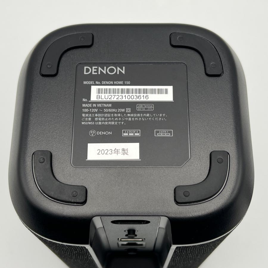 ボーナスストア+5％【美品】DENON HOME 150 K ブラック 高音質ステレオ