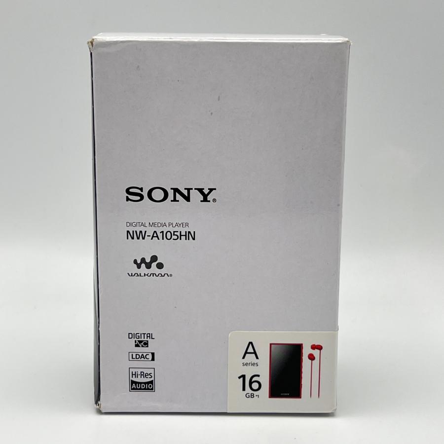 ボーナスストア+5％【美品】SONY WALKMAN NW-A105HN-R レッド 16GB