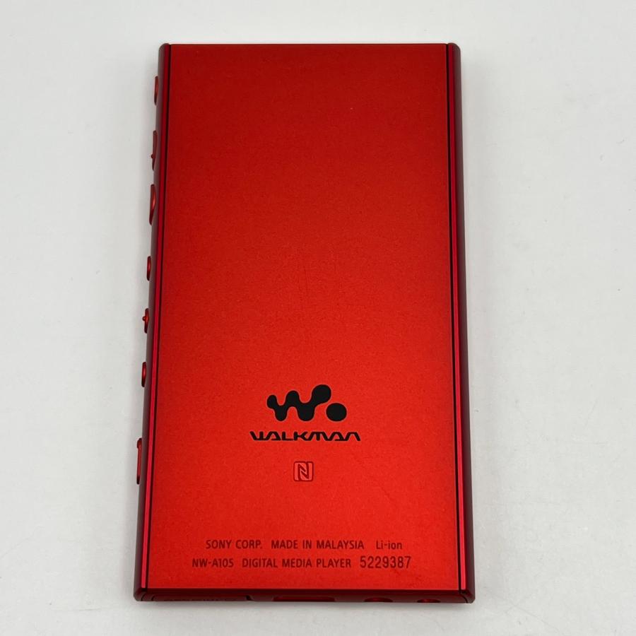 ボーナスストア+5％【美品】SONY WALKMAN NW-A105HN-R レッド 16GB