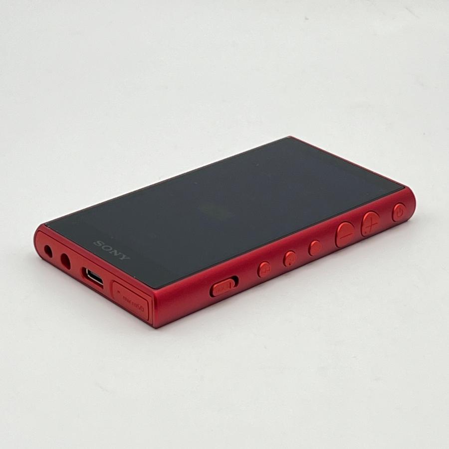 ボーナスストア+5％【美品】SONY WALKMAN NW-A105HN-R レッド 16GB
