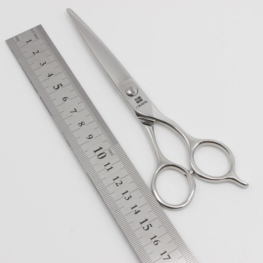 ボーナスストア+5％【美品】オオカワプロシザーズ HCC60-K カットシザー 6インチ ハマグリ刃 メガネハンドル |  | 08
