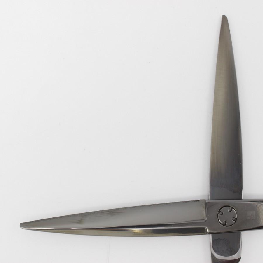 ボーナスストア+5％【美品】オオカワプロシザーズ JagII SGJ60-X DLCコーティング メタルブラック カットシザー 6インチ 笹刃 3Dハンドル ジャグ |  | 02