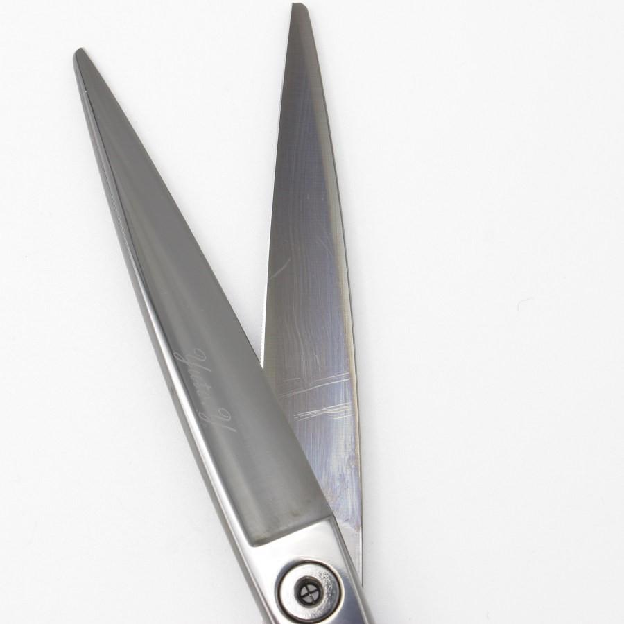 ボーナスストア+5％【美品】オオカワプロシザーズ JagII SGJ60-X DLCコーティング メタルブラック カットシザー 6インチ 笹刃 3Dハンドル ジャグ |  | 05