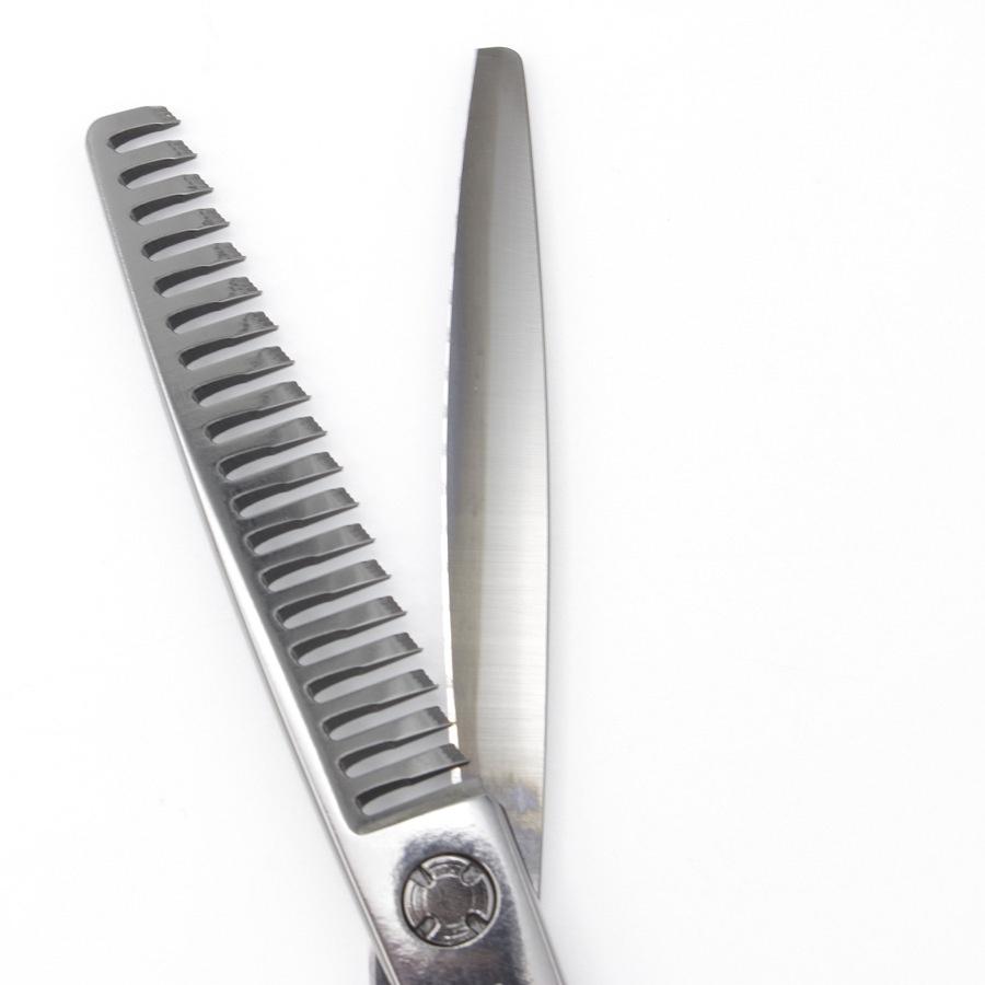 ボーナスストア+5％【美品】オオカワプロシザーズ SG193 DLCコーティング メタルブラック セニング 5.8インチ メガネハンドル 19目3段 約25%〜30% |  | 03