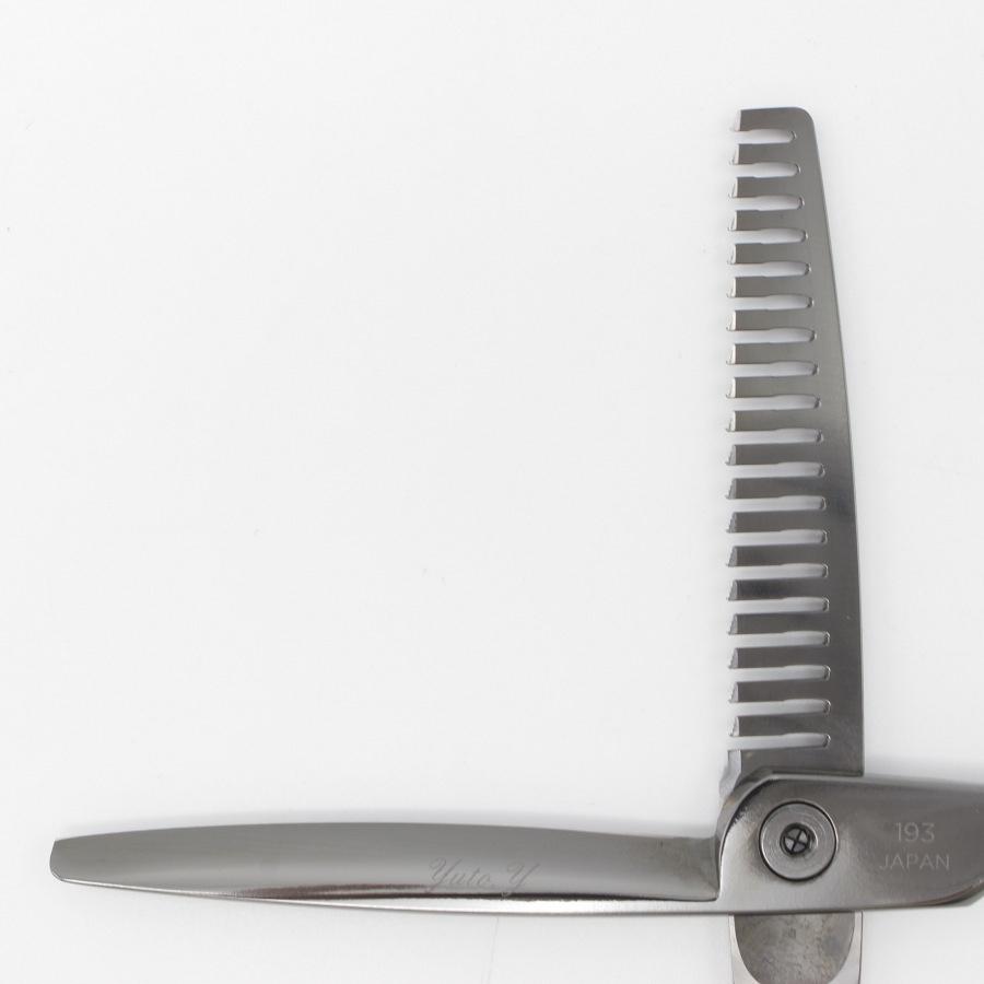 ボーナスストア+5％【美品】オオカワプロシザーズ SG193 DLCコーティング メタルブラック セニング 5.8インチ メガネハンドル 19目3段 約25%〜30% |  | 04