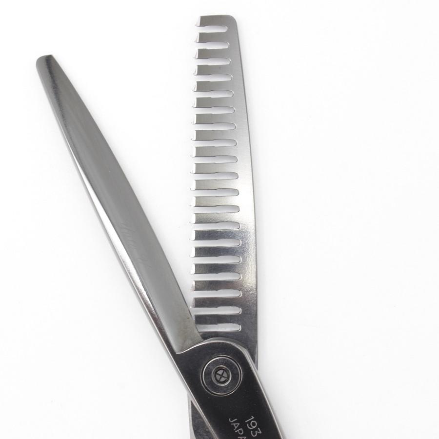 ボーナスストア+5％【美品】オオカワプロシザーズ SG193 DLCコーティング メタルブラック セニング 5.8インチ メガネハンドル 19目3段 約25%〜30% |  | 05