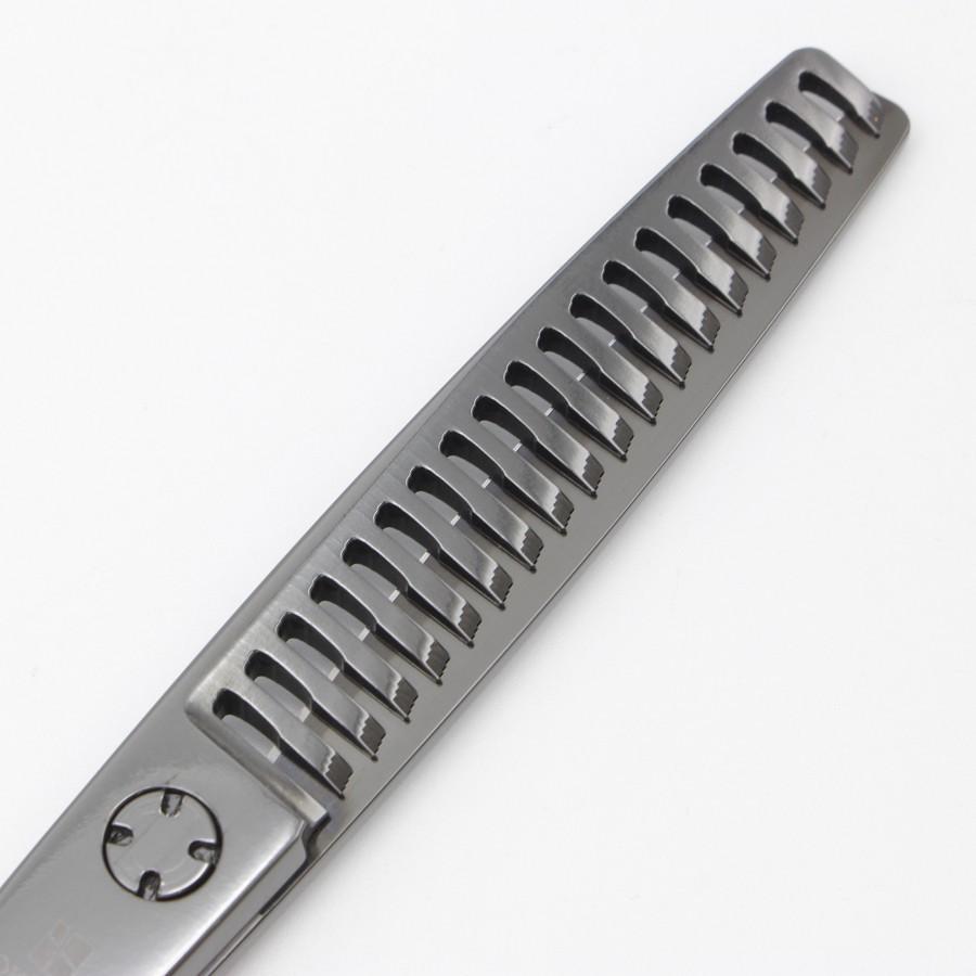 ボーナスストア+5％【美品】オオカワプロシザーズ SG193 DLCコーティング メタルブラック セニング 5.8インチ メガネハンドル 19目3段 約25%〜30% |  | 06