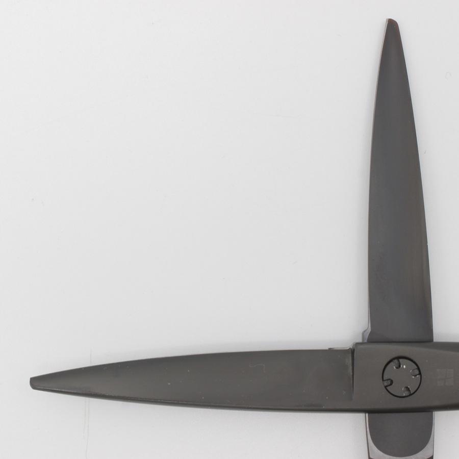 ボーナスストア+5％【美品】オオカワプロシザーズ HCS56-X DLCコーティング マットブラック カットシザー 5.6インチ 笹刃 3Dハンドル |  | 03