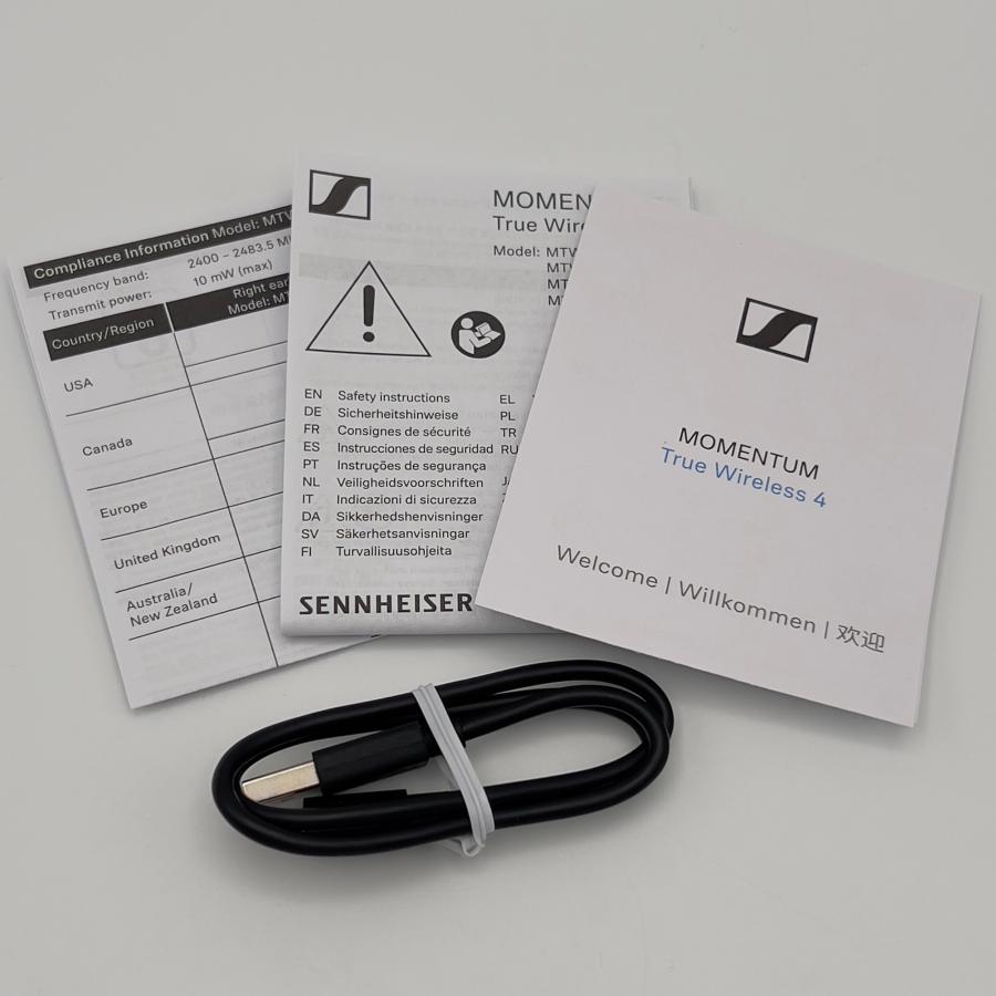 ボーナスストア+5％【美品】SENNHEISER MOMENTUM True Wireless 4 MTW4