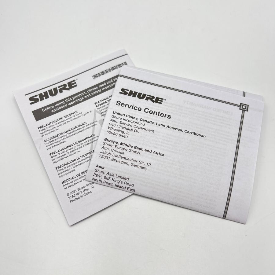 ボーナスストア+5％【美品】SHURE MV7X-J ブラック ポッドキャスト マイクロホン XLR出力 シュア 本体 |  | 09