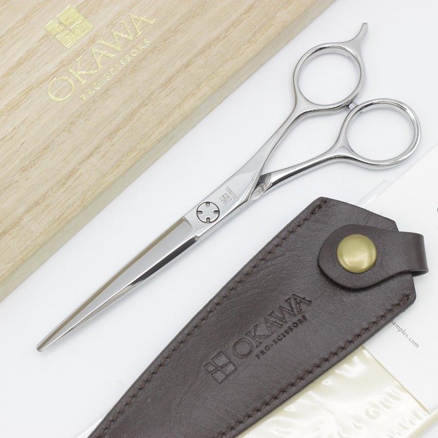 ボーナスストア+5％【美品】オオカワプロシザーズ SG57-A カットシザー 5.7インチ ハマグリ刃 メガネハンドル | 