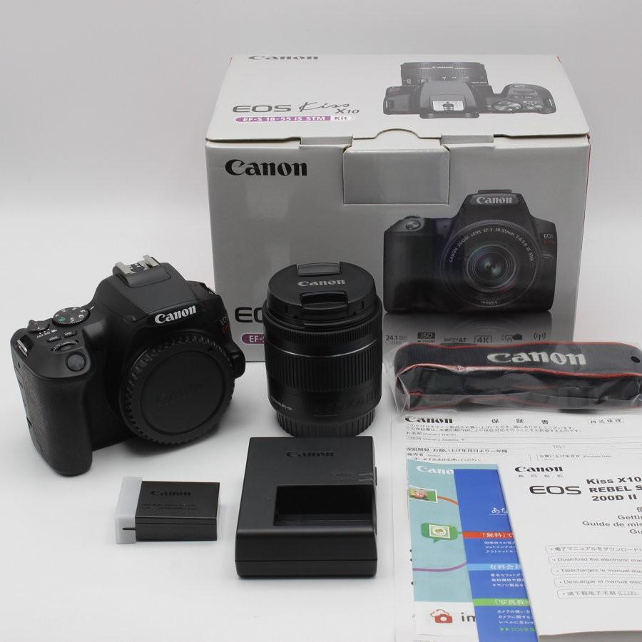 ボーナスストア+5％【美品】キヤノン EOS Kiss X10 EF-S 18-55 IS STM レンズキット デジタル一眼レフカメラ Canon 本体 | 