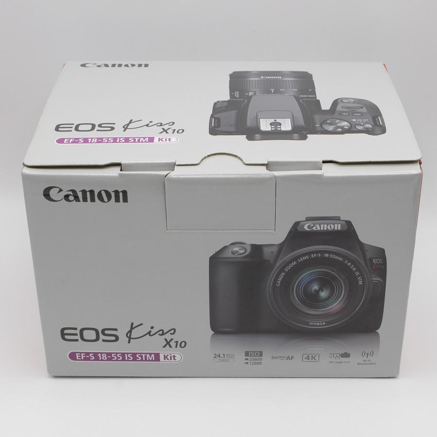 ボーナスストア+5％【美品】キヤノン EOS Kiss X10 EF-S 18-55 IS STM レンズキット デジタル一眼レフカメラ Canon 本体 |  | 10