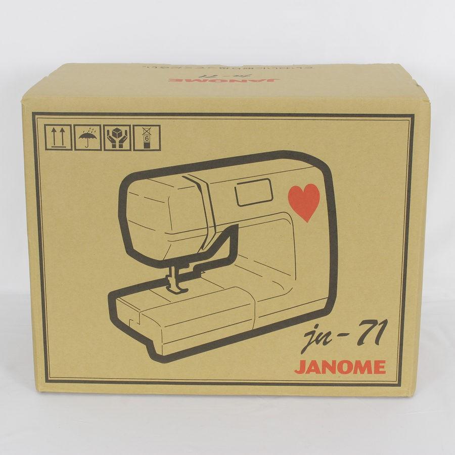 【新品】ジャノメ JN-71 コンピュータミシン 自動糸調子 JANOME 本体 楽天市場】ジャノメ ミシン 本体 初心者 コンピュータミシン JN