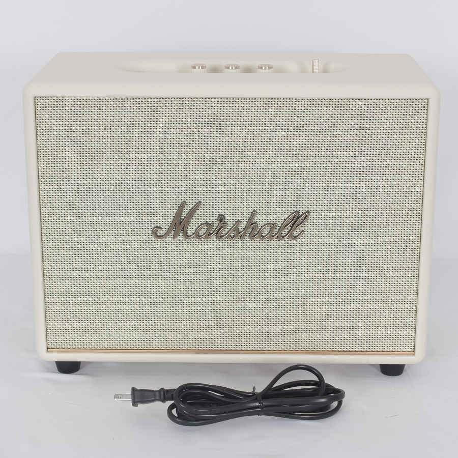 ボーナスストア+5％【美品】Marshall ワイヤレススピーカー Woburn III クリーム ワイヤレス Bluetooth スピーカー マーシャル 本体 | 