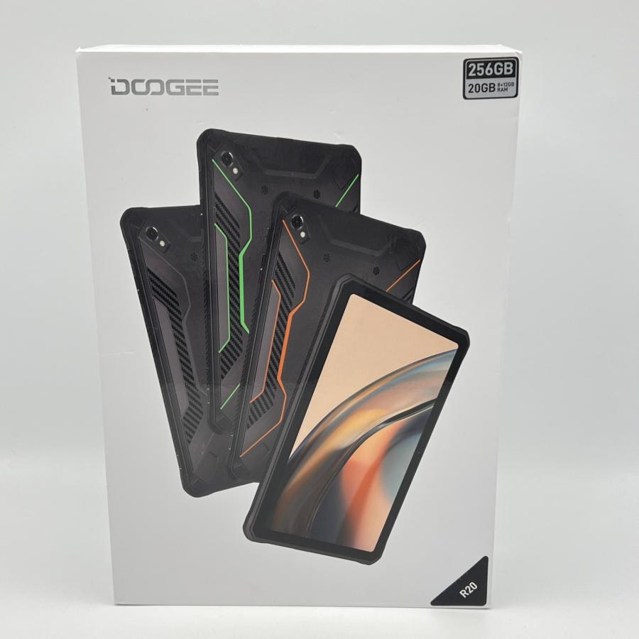 ボーナスストア+5％【美品】DOOGEE R20 Rugged ブラック LTE 256GB 10.4インチ タブレット ドゥージー 本体 ...