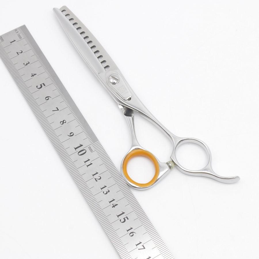 ボーナスストア+5％【美品】内海シザー U&U OF50R セニング 6インチ オフセットハンドル 13目フラット 約50% ウツミ トリミング用 |  | 09