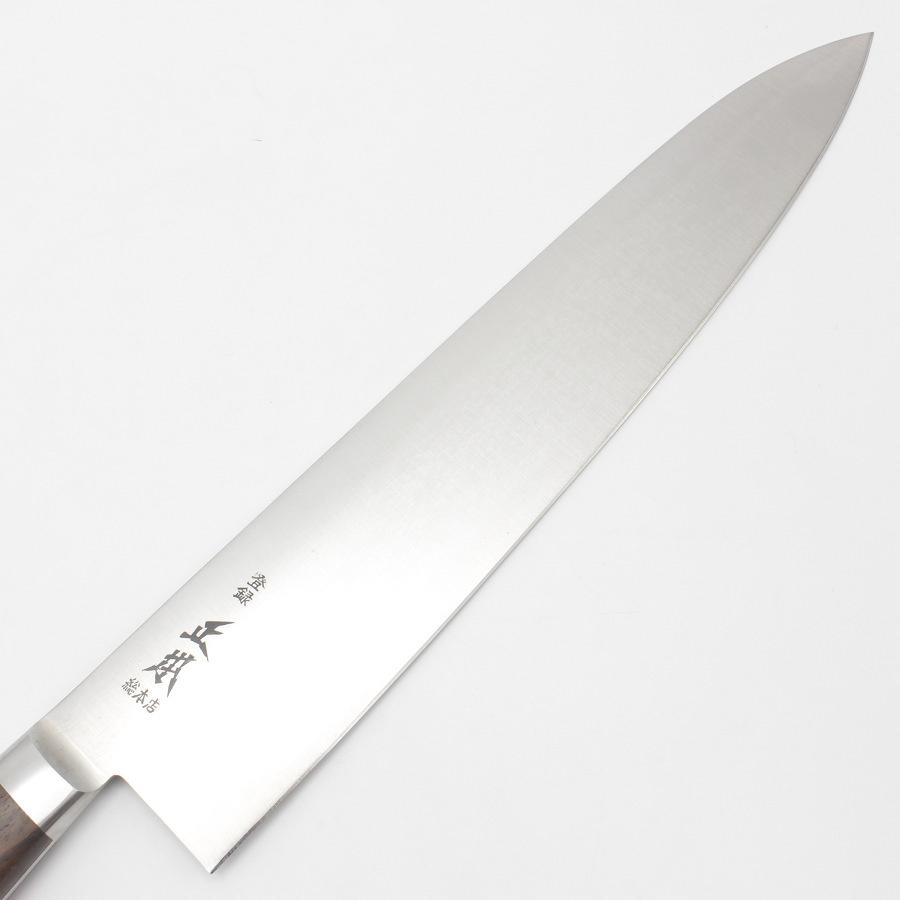 ボーナスストア+5％【新品】正本総本店 牛刀 CT-5030 一尺 鍔付紫丹柄 刃渡り約300mm 洋包丁 |  | 02