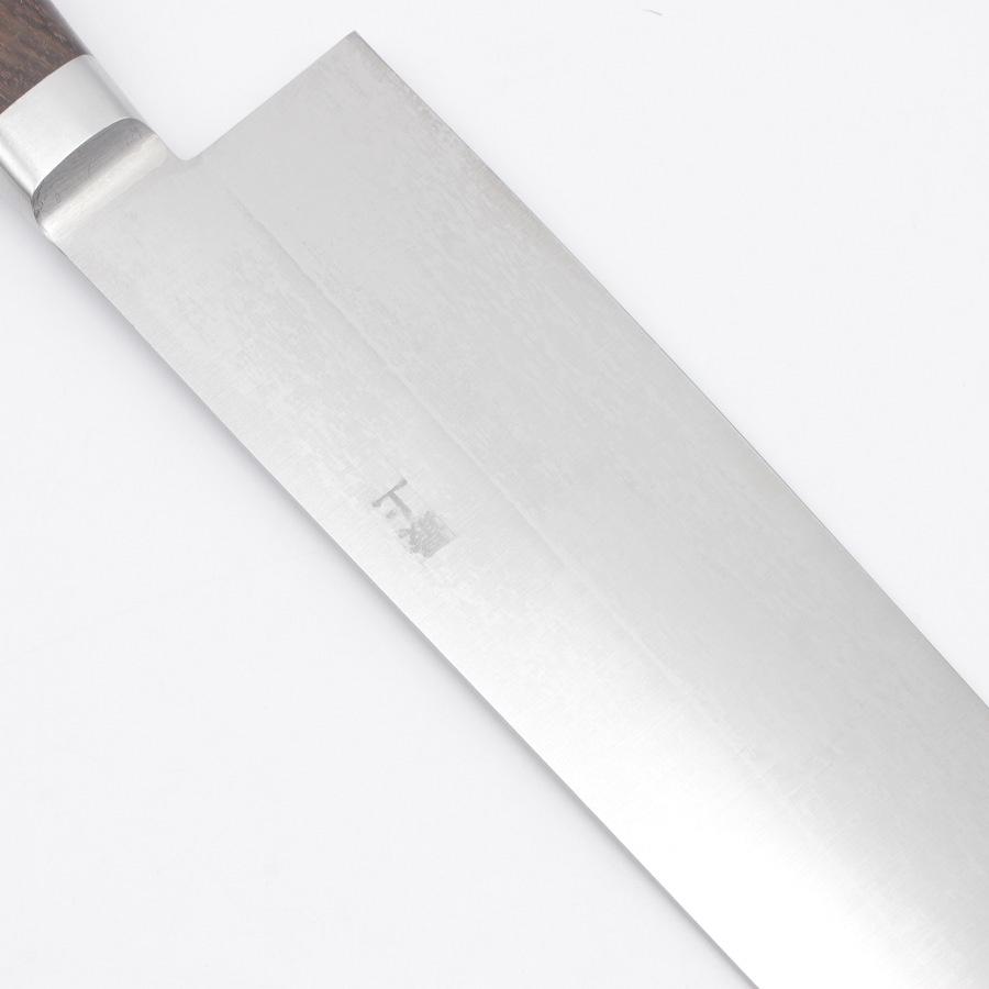 ボーナスストア+5％【新品】正本総本店 牛刀 CT-5030 一尺 鍔付紫丹柄 刃渡り約300mm 洋包丁 |  | 07