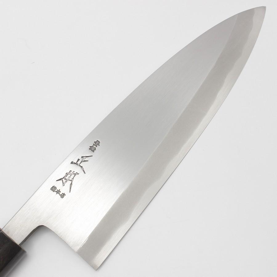 【ボーナスストア+5％】新品正本総本店 本霞 玉白鋼 出刃包丁 KS2024 八寸 栗型柄 刃渡り約240mm 和包丁 |  | 02