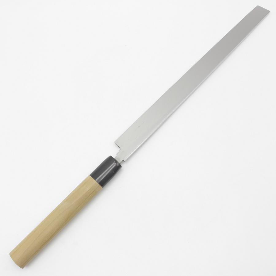 ボーナスストア+5％【新品】正本総本店 本霞 玉白鋼 蛸引き包丁 KS0127 九寸 栗型柄 刃渡り約270mm 和包丁 タコ引き 刺身 |  | 05