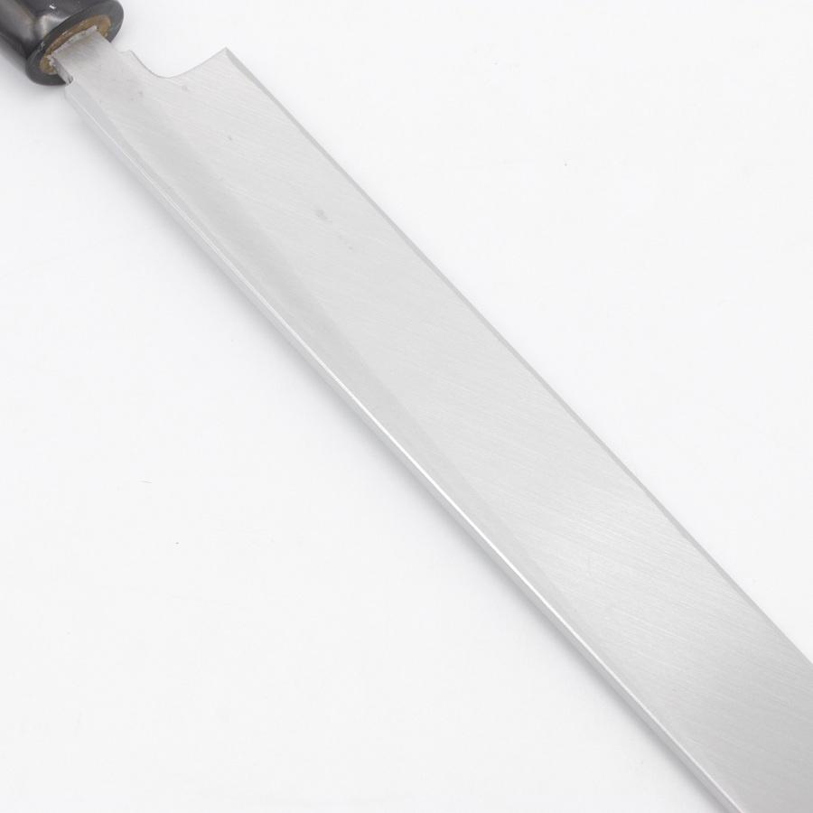 ボーナスストア+5％【新品】正本総本店 本霞 玉白鋼 蛸引き包丁 KS0127 九寸 栗型柄 刃渡り約270mm 和包丁 タコ引き 刺身 |  | 07